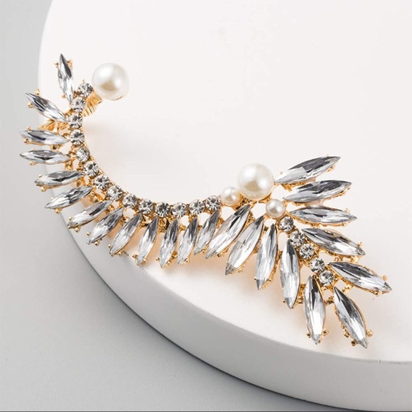 1PC Rhinestone Ear Climber - Picture 4 of 8